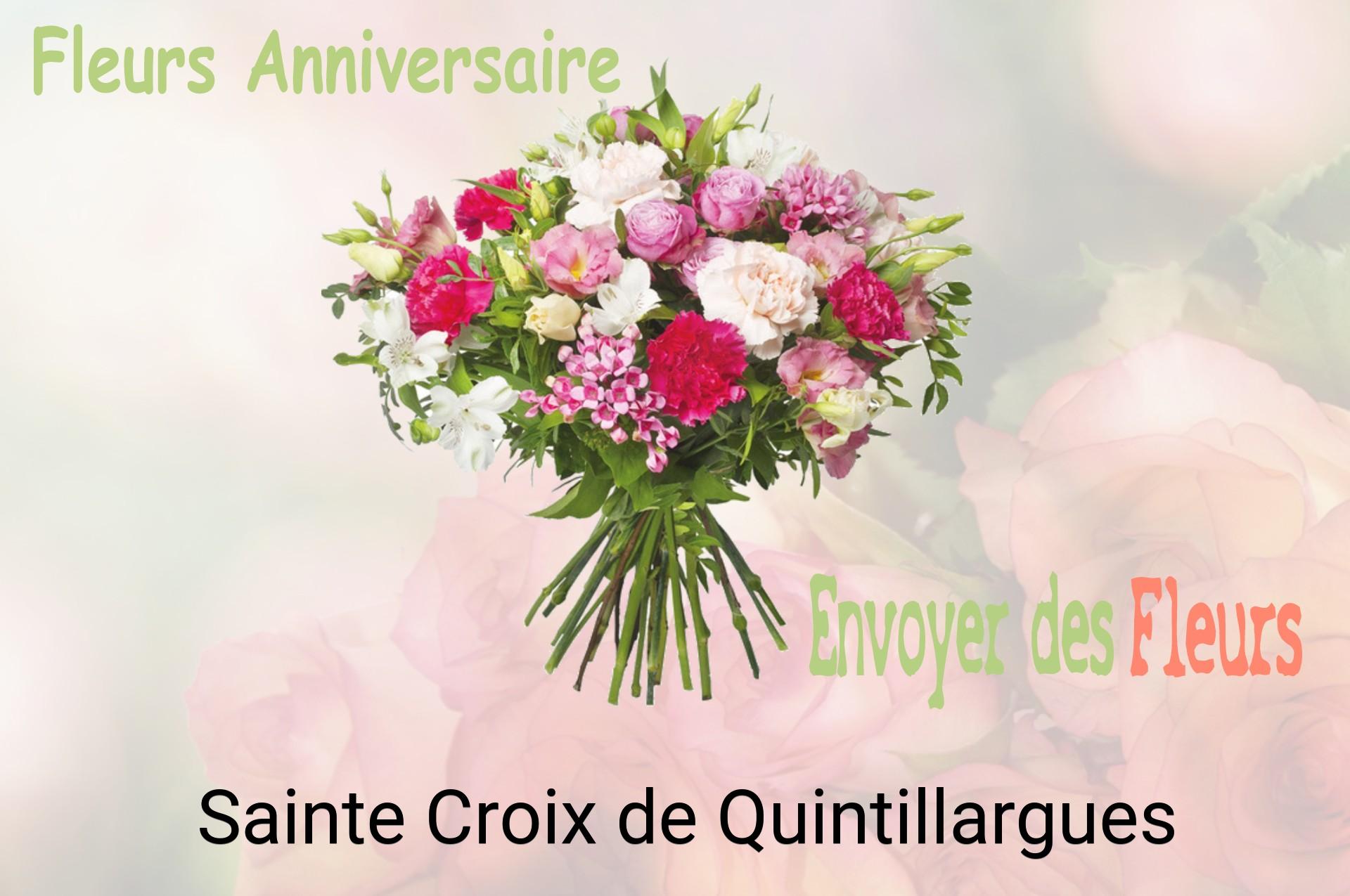 Bouquet de fleurs d’anniversaire livré à Sainte-Croix-de-Quintillargues